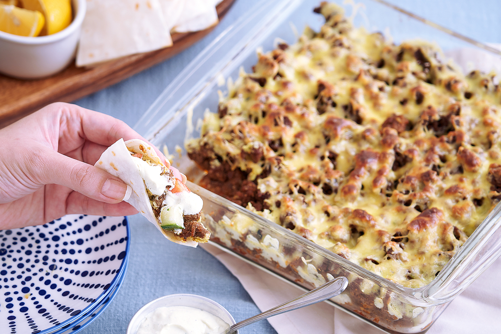 Creamy Shawarma Bake Recipe