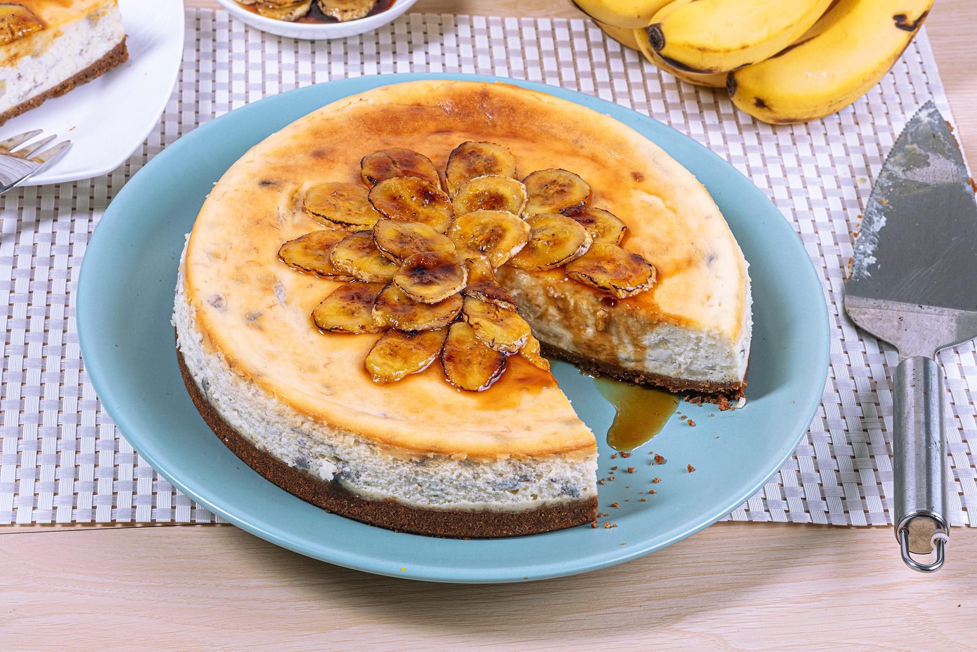 Creamy Caramelized Banana Cheesecake