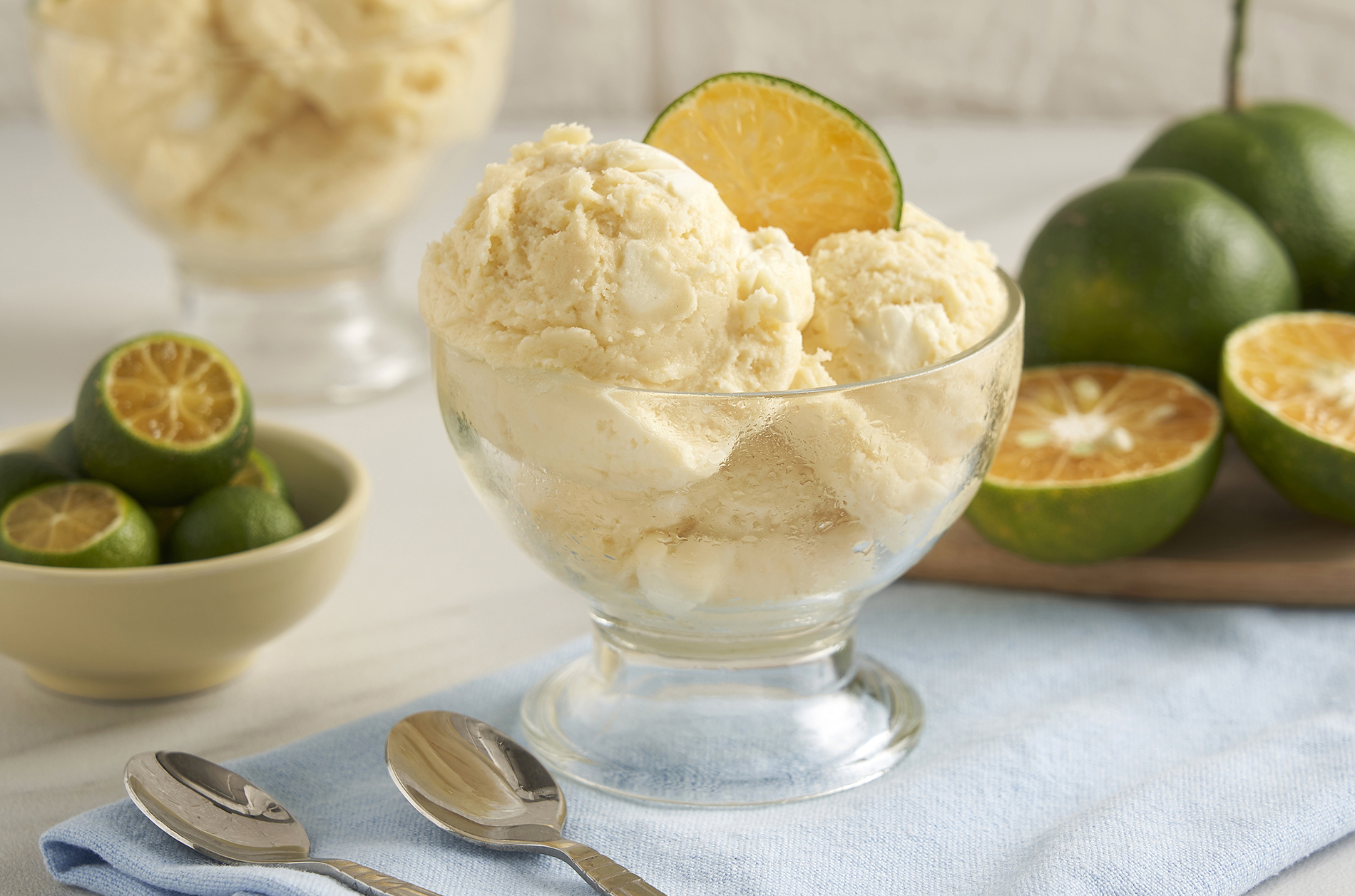 Calamansi and Dalandan Cheesecake Ice Cream