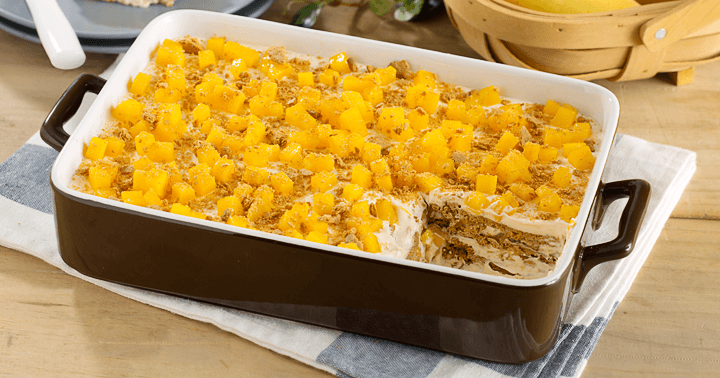 Mango Graham Ice Box Ref Cake