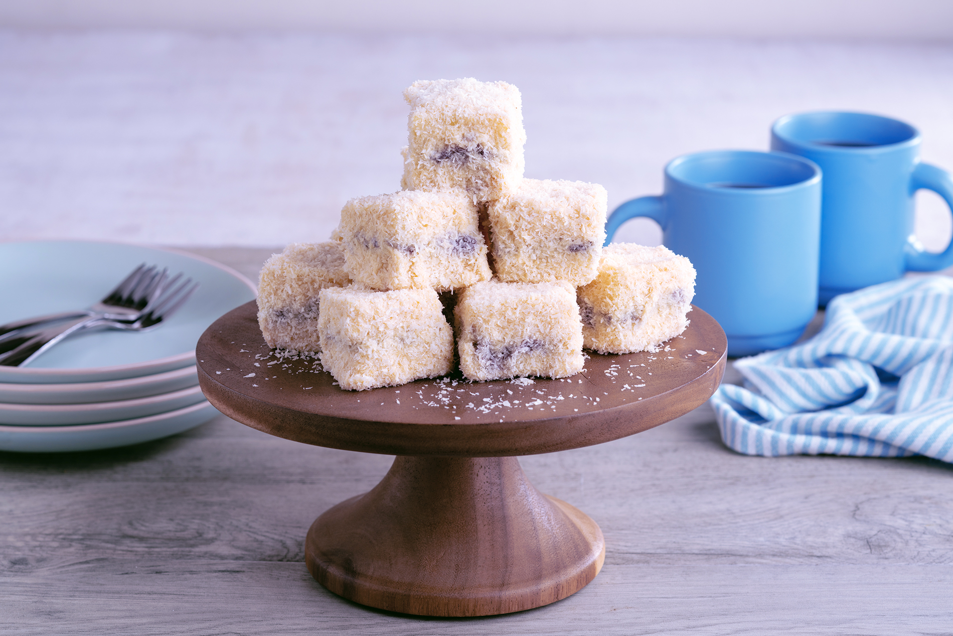 White Chocolate Lamington