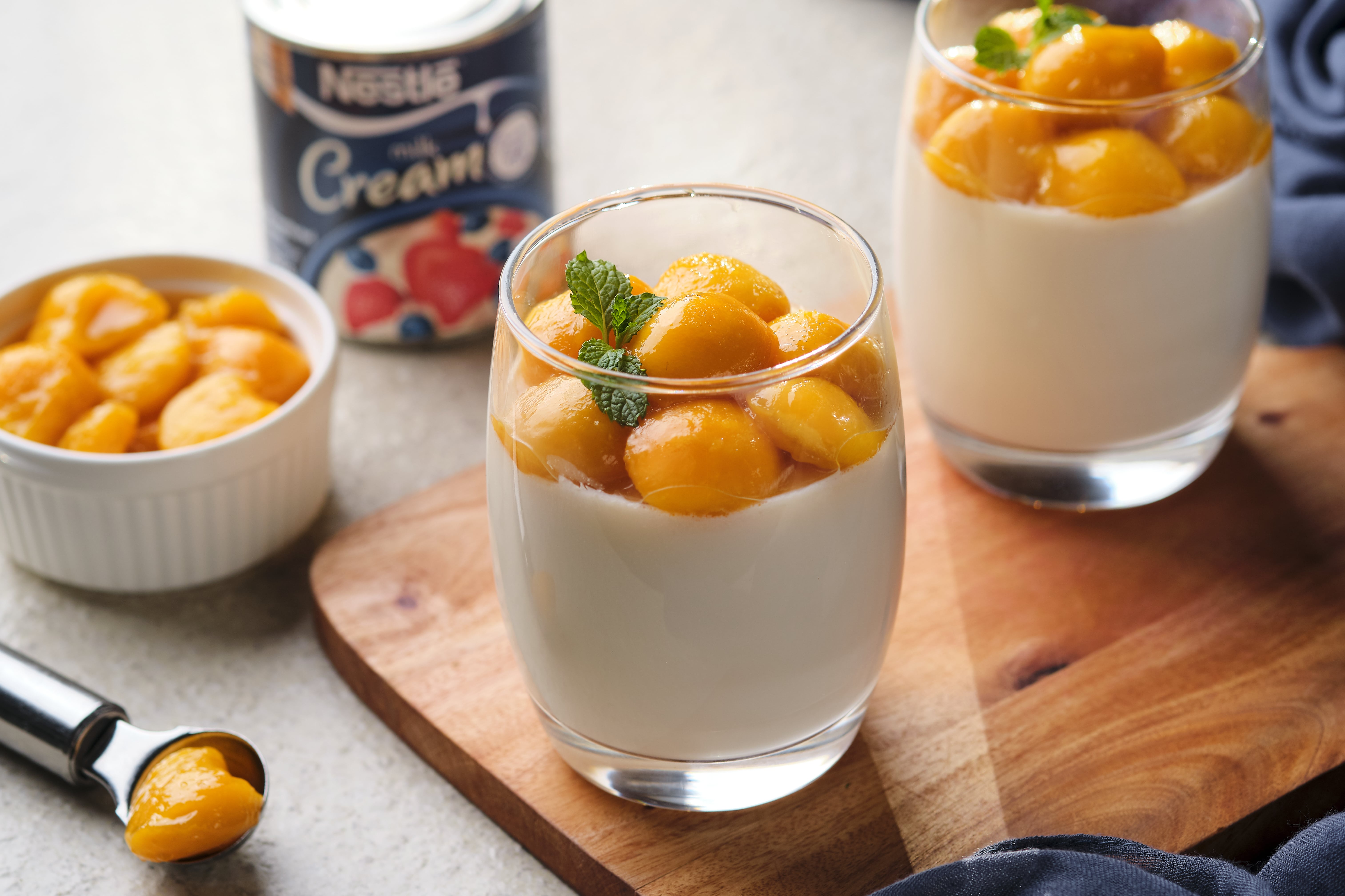 Milky Mango Panna Cotta