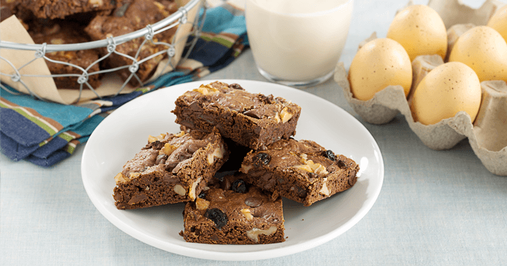 Brownies with Fruits and Nuts