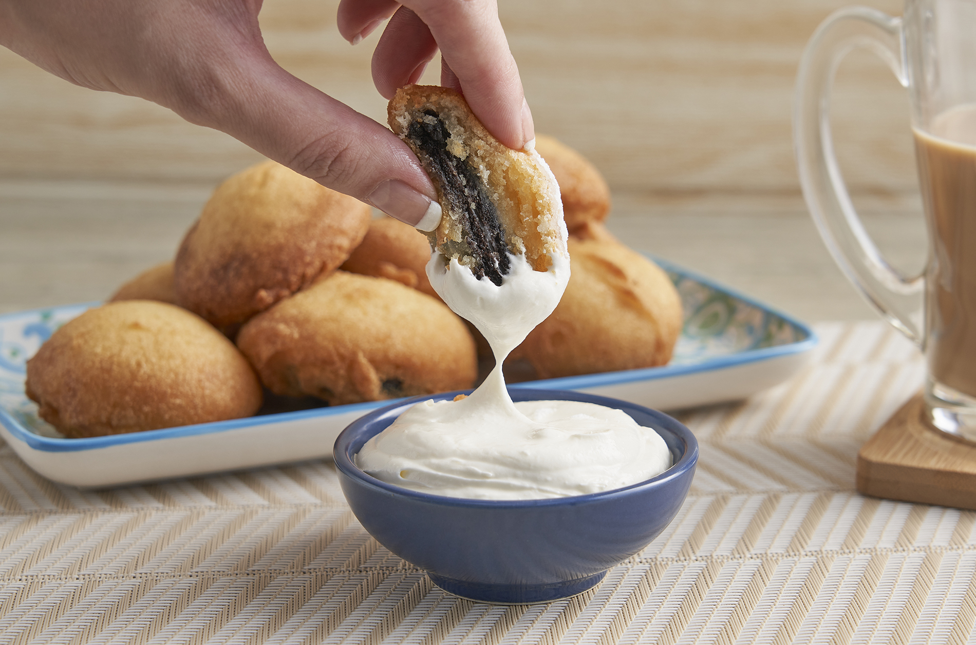 Creamy Fried Oreos