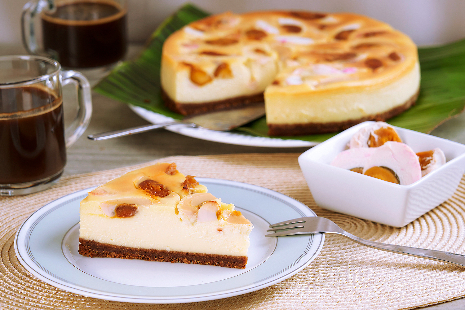 Creamy Bibingka Cheesecake