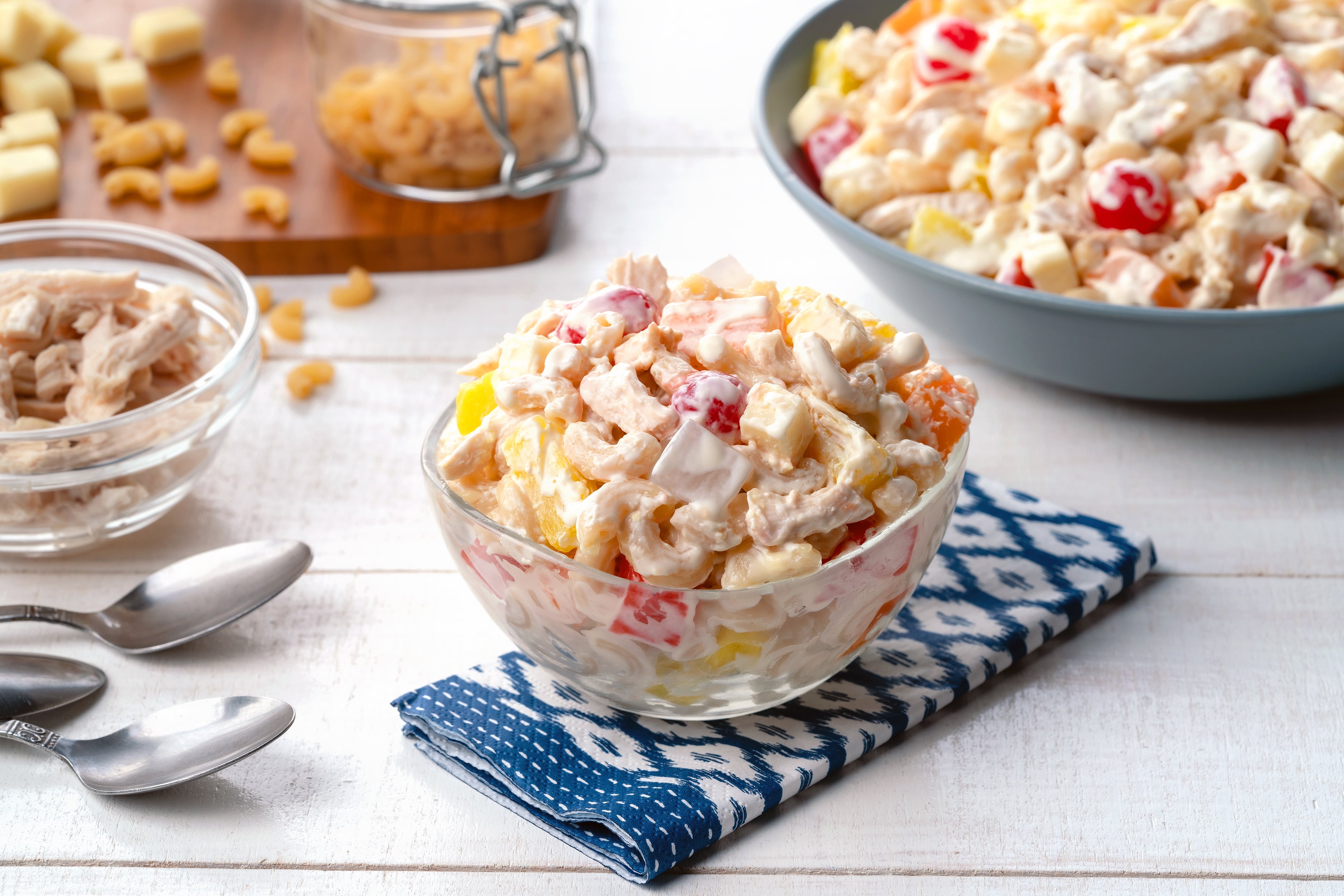 Creamy Chicken Macaroni Salad