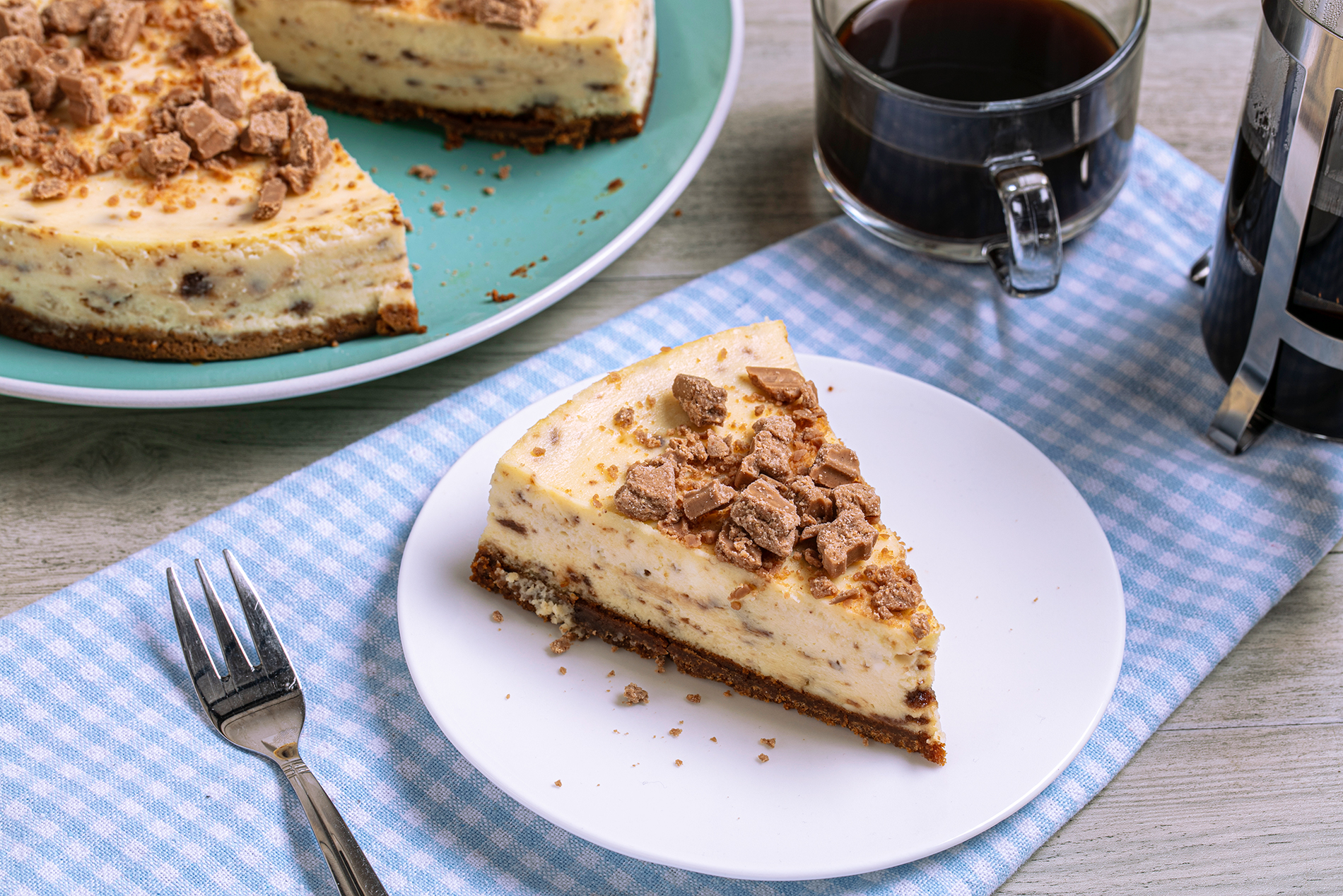 Creamy Chocnut Cheesecake