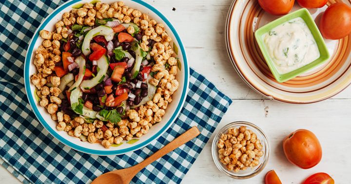 Cornicks Mexican Salad with Cilantro Cream Dressing