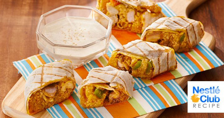 Easy Paella Burrito