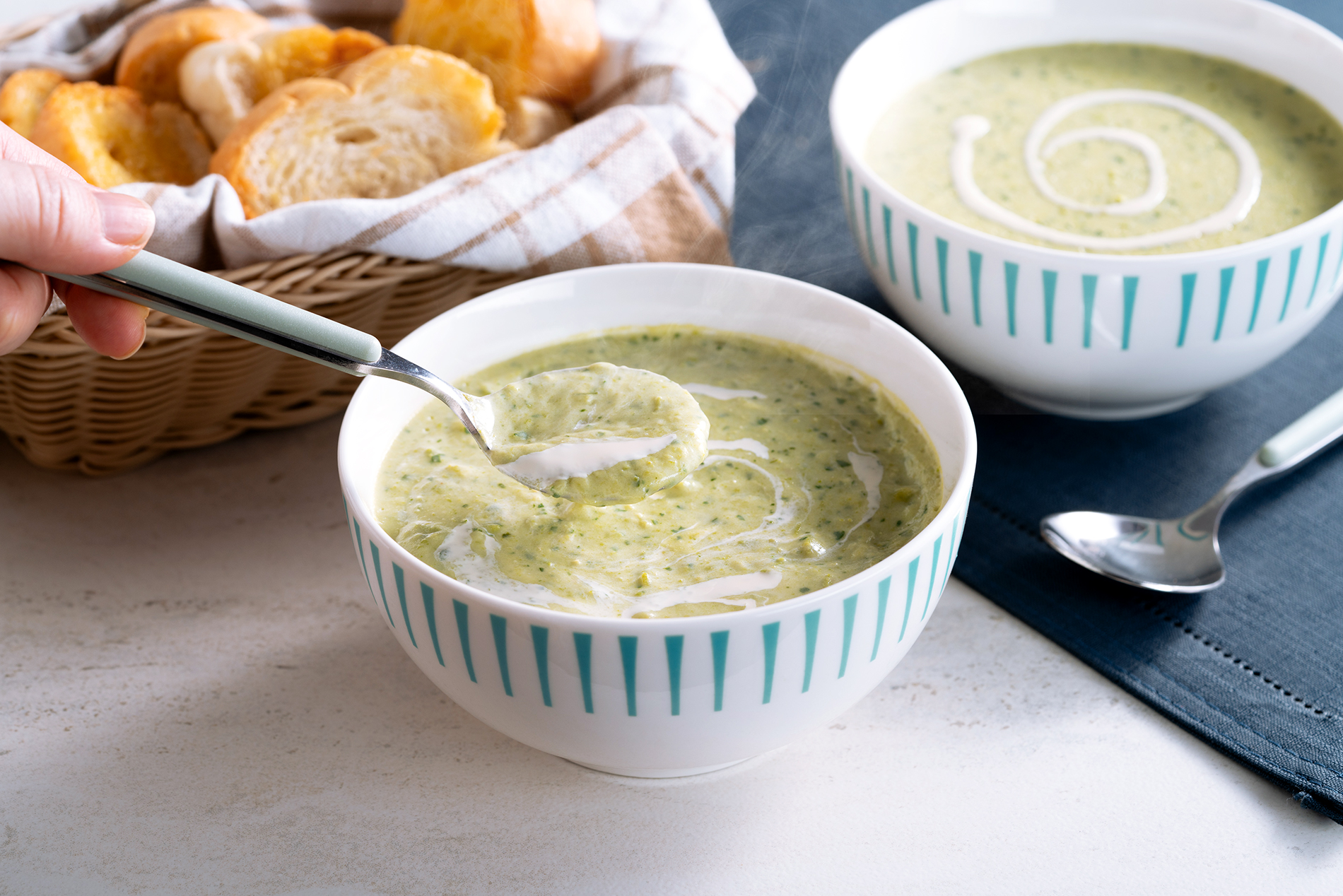 Creamy Green Peas and Malunggay Soup