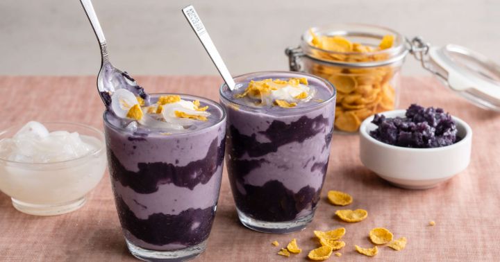 Ube and Cream Coolers