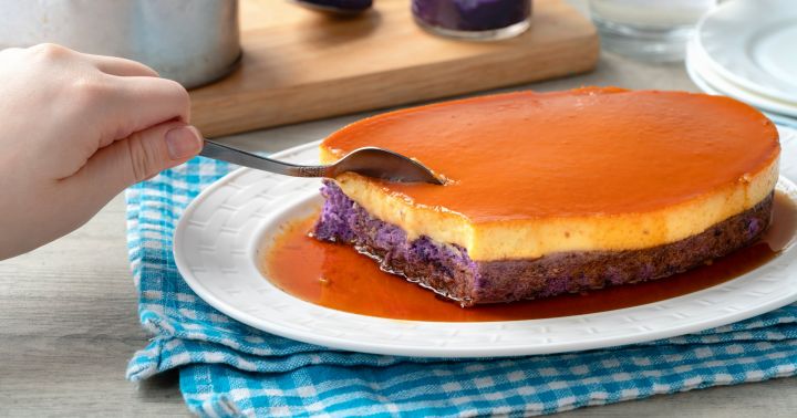 Ube Leche Flan