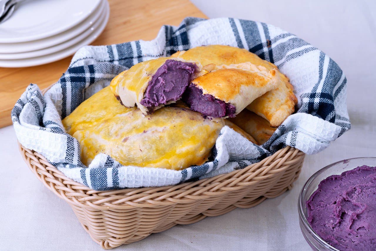 purple yam, rinsed well and peeled