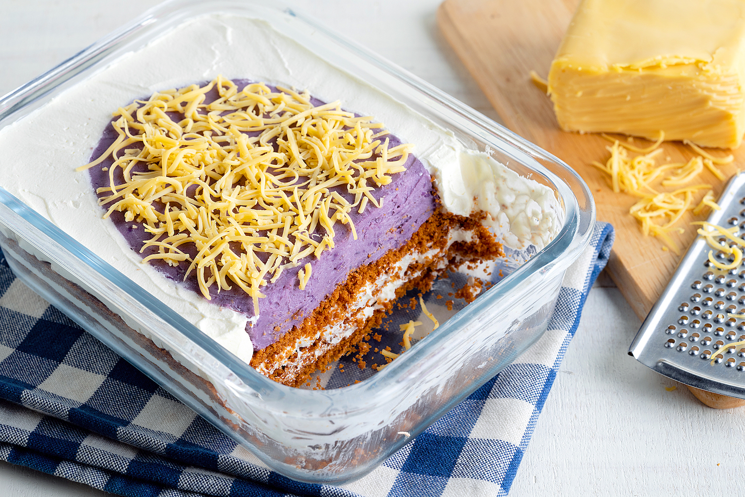 Ube Halaya and Graham Ref Cake