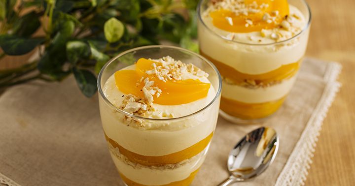 Bavarian Peaches and Cream