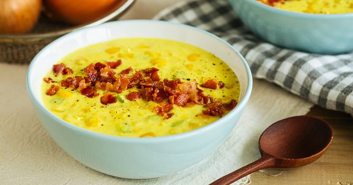 Cheesy Corn Chowder Recipe