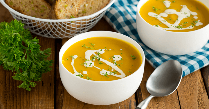 Slurps of Savory Pumpkin Soup