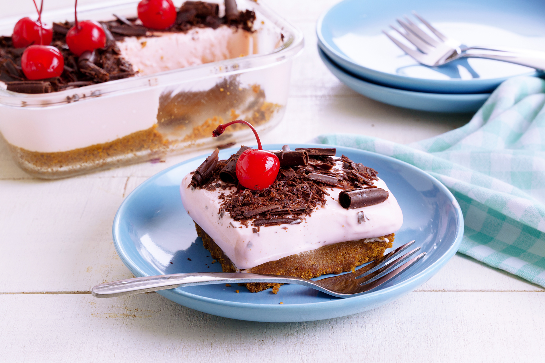 Creamy Black Forest-Style Ref Cake